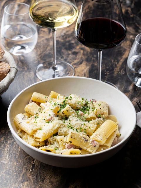 Rigatoni à la creme de truffe blanche