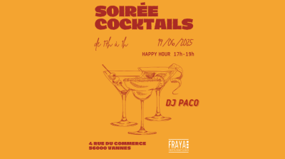 Soirée cocktail fraya vannes